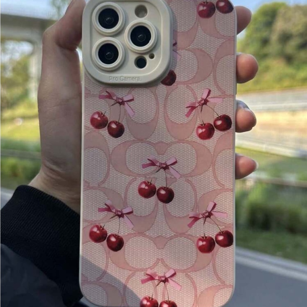pink cherry Phone Case